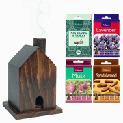 Wood House + 4 bestseller cones