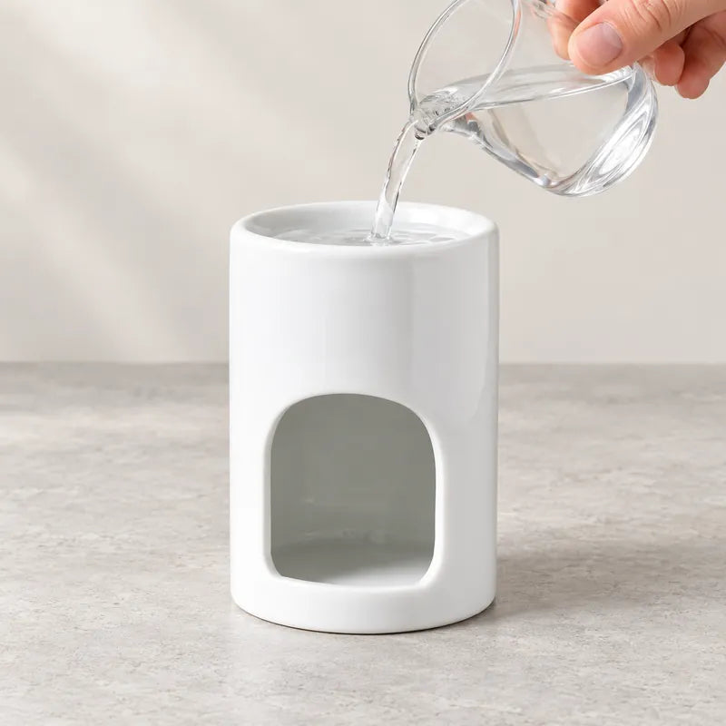 Add water to the top bowl