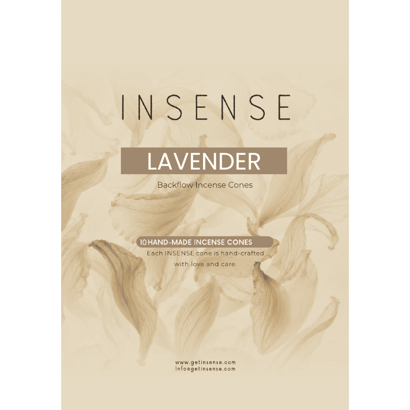 Lavender backflow cones