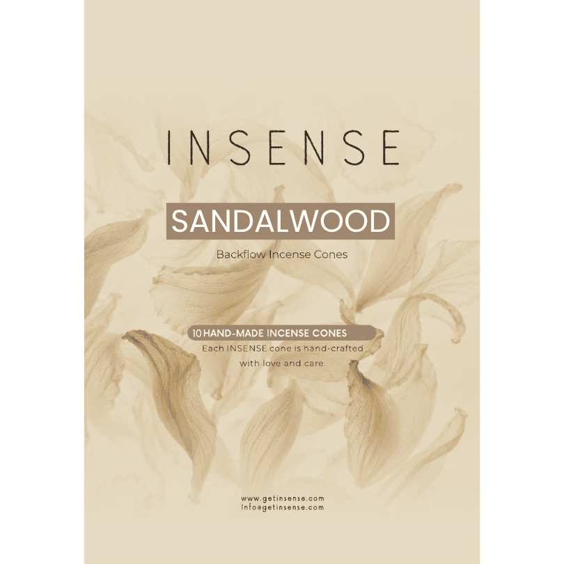 Sandalwood backflow cones