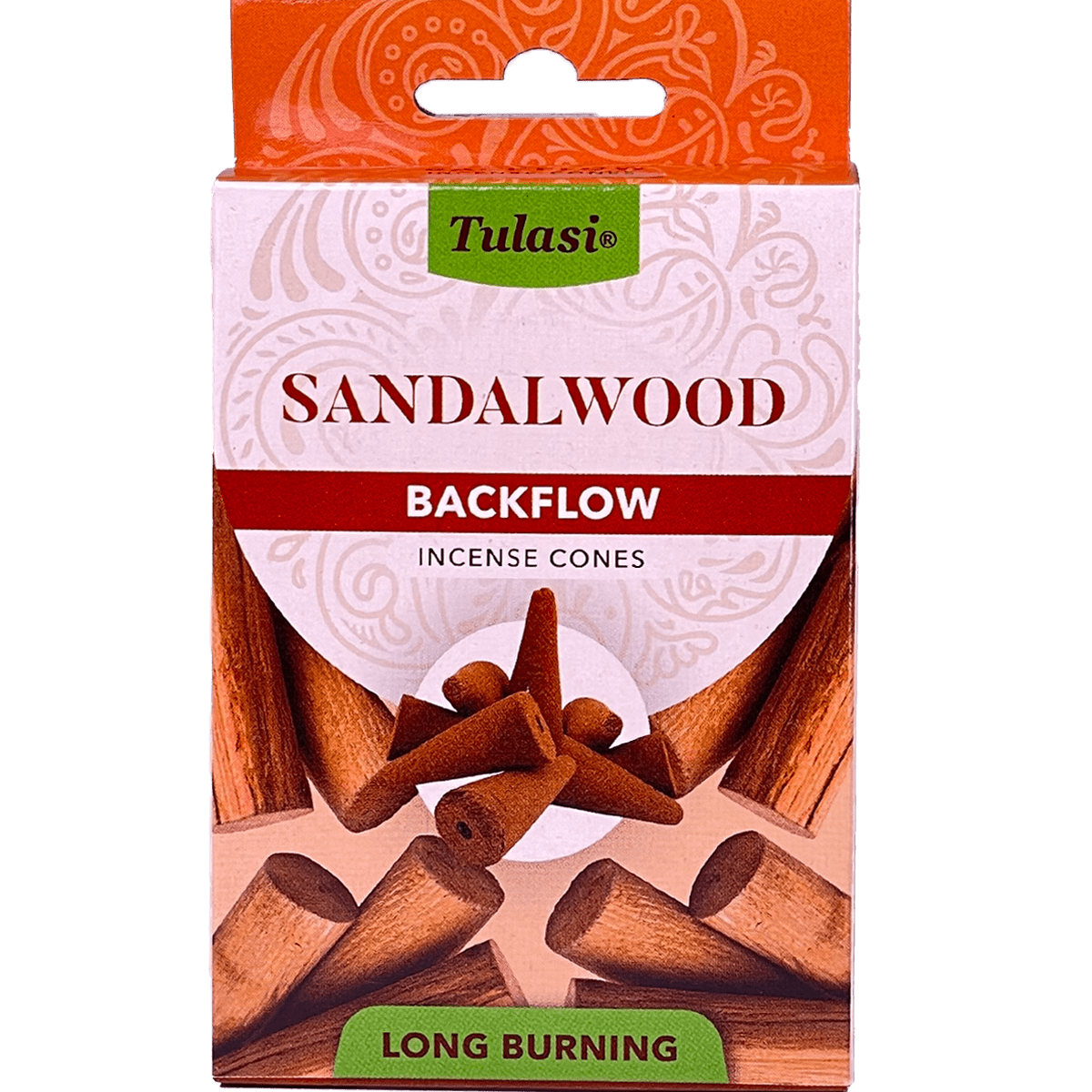 Sandalwood backflow cones