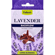 Lavender backflow cones