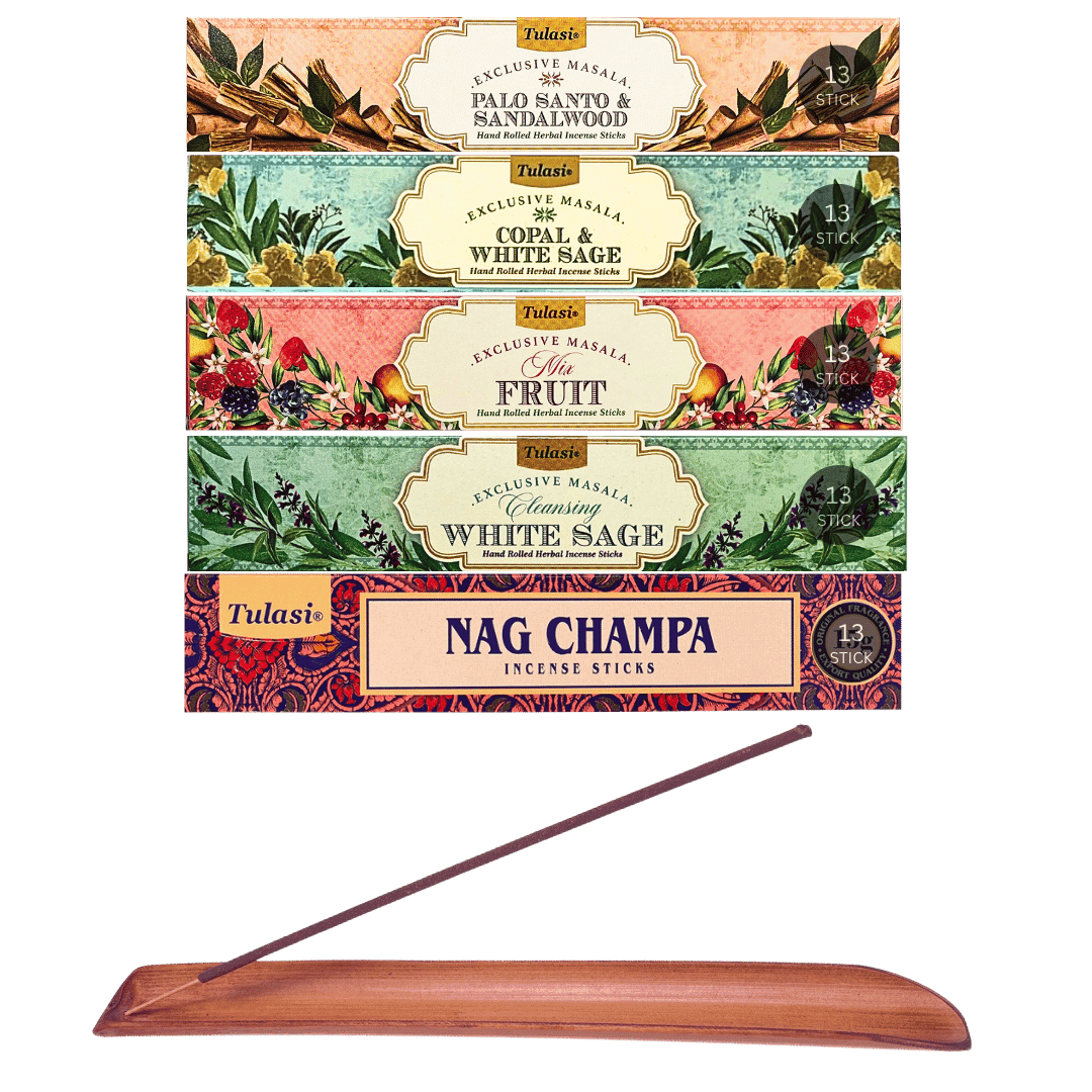 Bamboo holder + 5 bestsellers